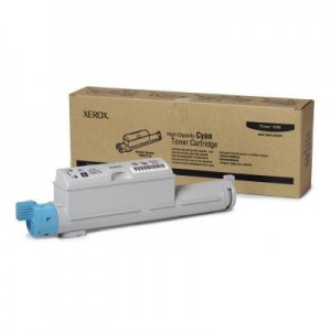 Xerox toner: Hoge Capaciteit Cyaan Tonercartridge, Phaser 6360