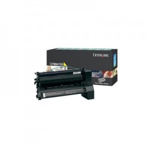 Lexmark toner: C78x, X782e 6K gele retourprogr. printcartr. - Geel