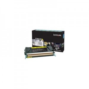 Lexmark toner: X746A1YG - Yellow, 7000 Pages, Black - Geel