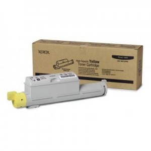 Xerox toner: Hoge Capaciteit Gele Tonercartridge, Phaser 6360 - Geel