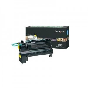 Lexmark toner: C792 20K gele retourprogramma printcartr. - Geel