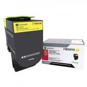 Lexmark toner: Yellow Toner Cartridge, 2300 pages - Geel