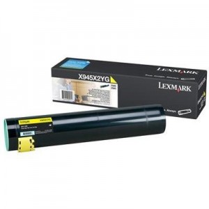 Lexmark toner: X940e, X945e gele tonercartridge, 22K - Geel