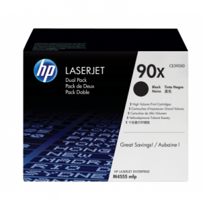 HP toner: 90X 2-pack zwart o.a voor LaserJet Enterprise 600, M602n & M603n/xh