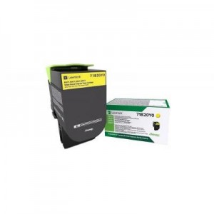 Lexmark toner: 71B20Y0 - Geel