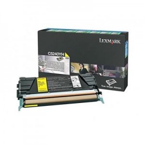 Lexmark toner: C524, C532, C534 5K gele retourpr. tonercartr. - Cyaan, Geel