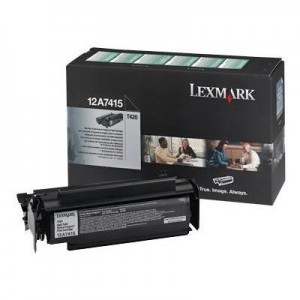 Lexmark toner: 12A7415 - Zwart