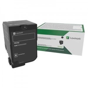 Lexmark toner: 13K Black Return Program Toner Cartridge (CS/CX727, CS728) - Zwart