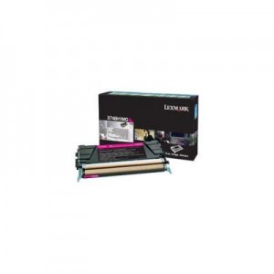 Lexmark toner: X748H1MG - Magenta, 10000 Pages, Black