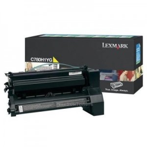 Lexmark toner: C78x, X782e gele retourprogr. printcartr., 10K - Geel