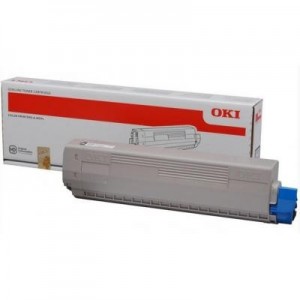 OKI toner: Toner voor C831 / C841, Zwart, 10000 Pagina's