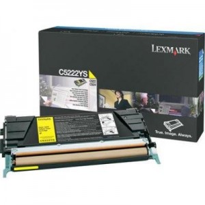 Lexmark toner: C52x, C53x 3K gele tonercartridge - Geel