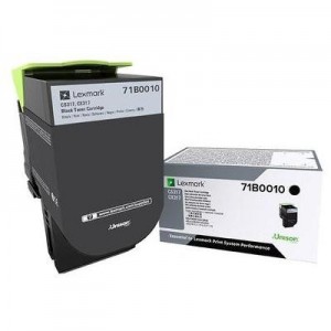 Lexmark toner: Black Toner Cartridge, 3000 pages - Zwart