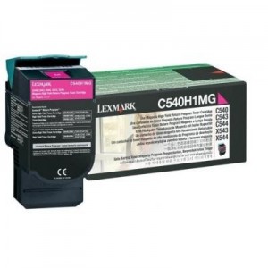 Lexmark toner: C54x, X54x 2K magenta retourprogr. tonercartr.