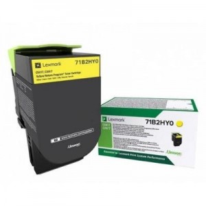 Lexmark toner: Toner Cartridge, 3500 pages, Yellow - Geel