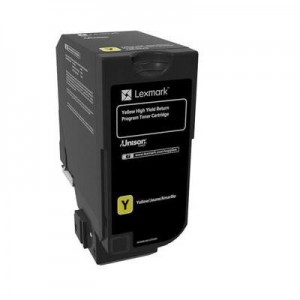 Lexmark toner: 12K gele retourprogramma tonercartridge (CS725) - Geel