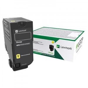 Lexmark toner: 15K Yellow Return Program Toner Cartridge (CS/CX827) - Geel