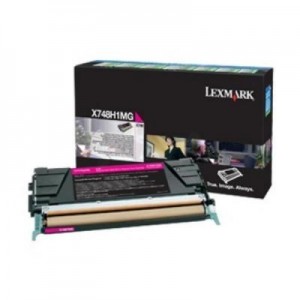 Lexmark toner: Toner Cartridge X 748 DE/DTE, Magenta, 10000 Pages