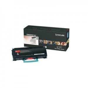 Lexmark toner: X46x 9K tonercartridge - Zwart