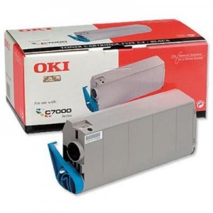 OKI toner: Black Toner Cartridge C7100/C7300/C7500 - Zwart