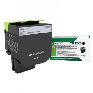 Lexmark toner: 71B2XK0 - Zwart