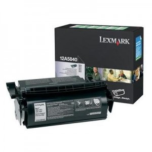 Lexmark toner: T61x 10K retourprogramma printcartridge - Zwart