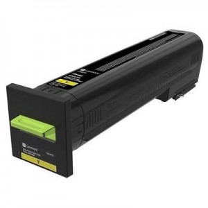 Lexmark toner: 22000 p, 1.33 kg, 186 x 498 x 177 mm - Geel