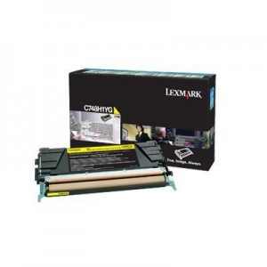 Lexmark toner: C748H1YG - Geel