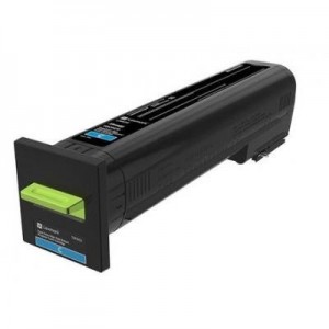 Lexmark toner: 22K Cyan Return Program Toner Cartridge (CS820) - Cyaan