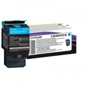 Lexmark toner: C54x/X54x 2K cyaan retourpr. tonercartr