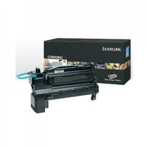 Lexmark toner: Toner for C792 series, Black - Zwart