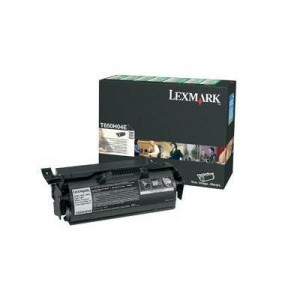 Lexmark toner: T65x retourprogramma etiketten-printcartr., 25K - Zwart