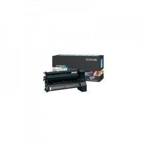 Lexmark toner: C77x, X772e 6K cyaan retourprogr. printcartr.