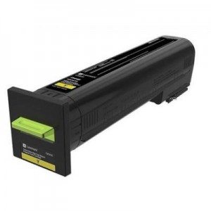 Lexmark toner: 22K Yellow Return Program Toner Cartridge (CS820) - Geel