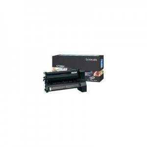 Lexmark toner: C77x, X772e 10K zwarte retourprogr. printcartr.