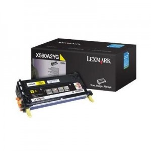 Lexmark toner: X560 4K gele printcartridge - Geel