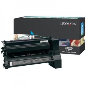 Lexmark toner: C78x, X782e 10K cyaan retourprogr. printcartr.