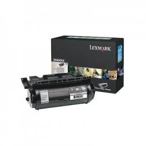 Lexmark toner: T644 32K retourprogramma etiketten-printcartr. - Zwart