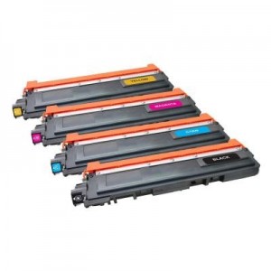 V7 toner: Toner for select Brother printers - Replaces TN230BK/C/M/Y - Zwart, Cyaan, Magenta, Geel