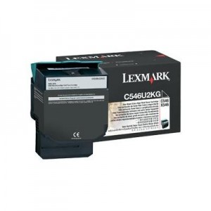 Lexmark toner: C546, X546 8K zwarte tonercartridge