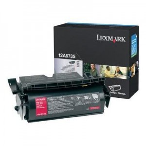 Lexmark toner: T520, T522 20K printcartridge - Zwart