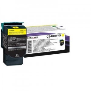 Lexmark toner: C54x, X54x 2K gele retourprogr. tonercartr. - Geel