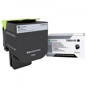 Lexmark toner: Black High Yield Toner Cartridge - Zwart