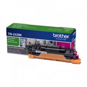 Brother toner: The TN-243M Magenta Toner Cartridge. Prints up to 1,000 pages.