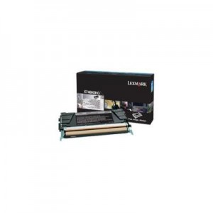 Lexmark toner: X746H2KG - Black, 12000 Pages, Black - Zwart