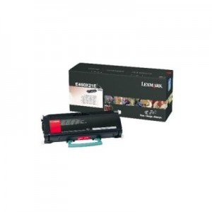 Lexmark toner: E460 15K tonercartridge - Zwart