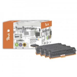 Peach toner: Toner Module black, compatible with No. 304A, CC530, CC531, CC532, CC533 - Zwart, Cyaan, Magenta, Geel