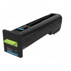 Lexmark toner: 8K cyaan retourprogramma tonercartridge (CS820, CX8xx)