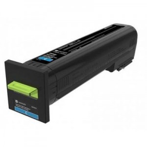 Lexmark toner: 22K Cyan Return Program Toner Cartridge (CX825/860) - Cyaan