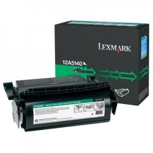 Lexmark toner: Optra T High Yield Factory Reconditioned Print Cartridge - Zwart